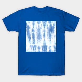 Blue Tie-Dye Pattern T-Shirt